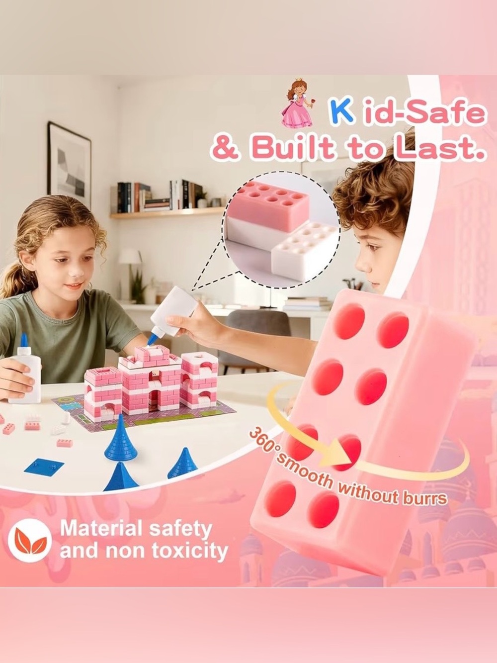 286 PCS Princess Castle Building Kit - Picture 4 of 5